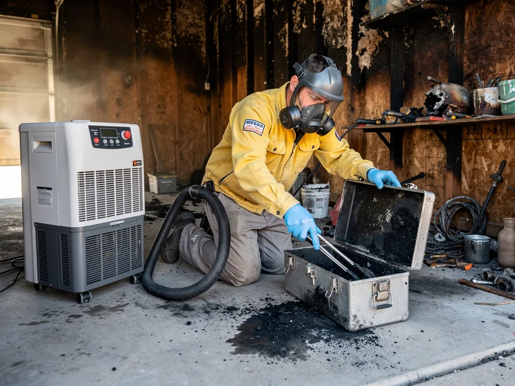 Garage Fire Cleanup