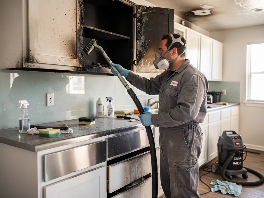 Kitchen Fire Cleanup